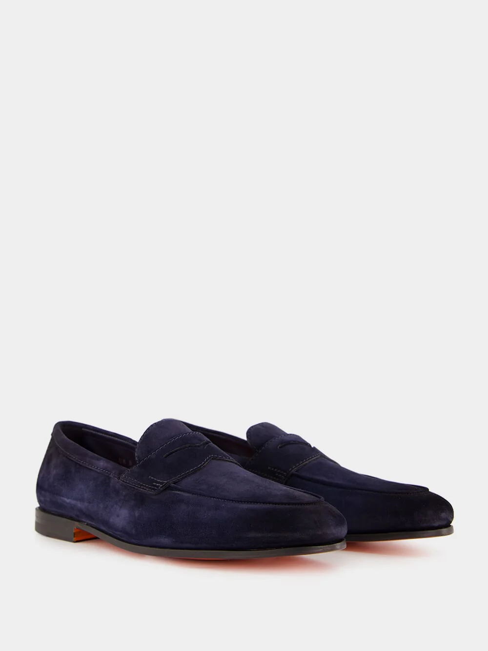 Blue Suede Penny Carlos Loafers - Image 3