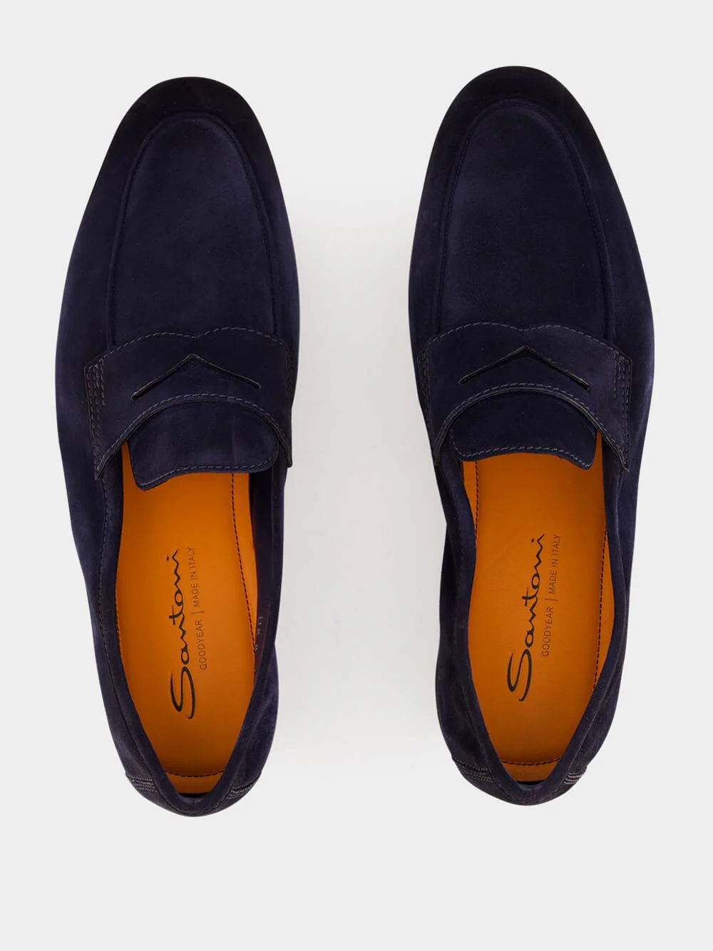 Blue Suede Penny Carlos Loafers - Image 4