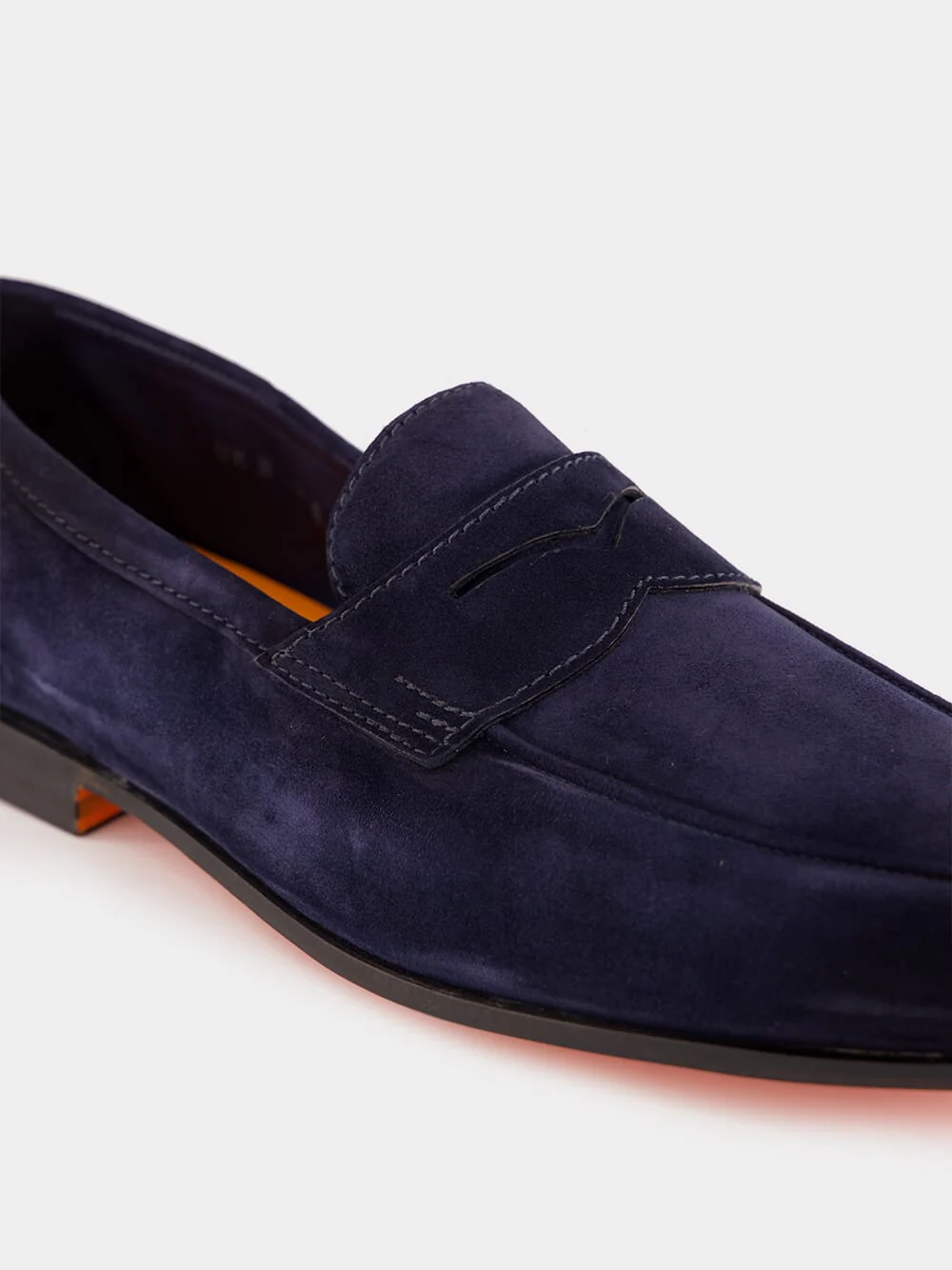 Blue Suede Penny Carlos Loafers - Image 7