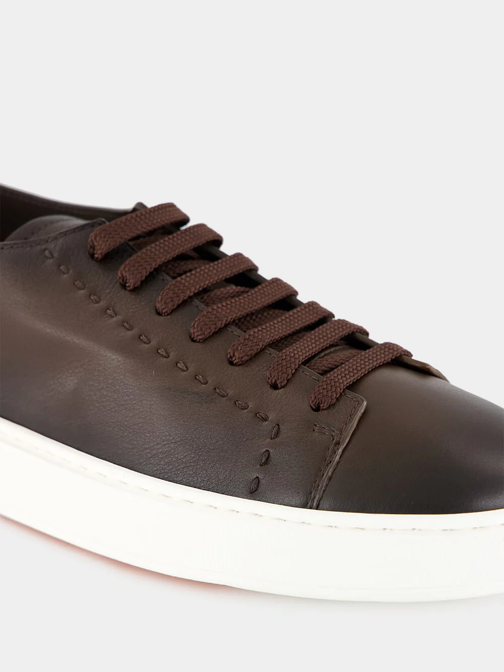 Brown Sneakers L-Top Clean Row Leather - Image 7