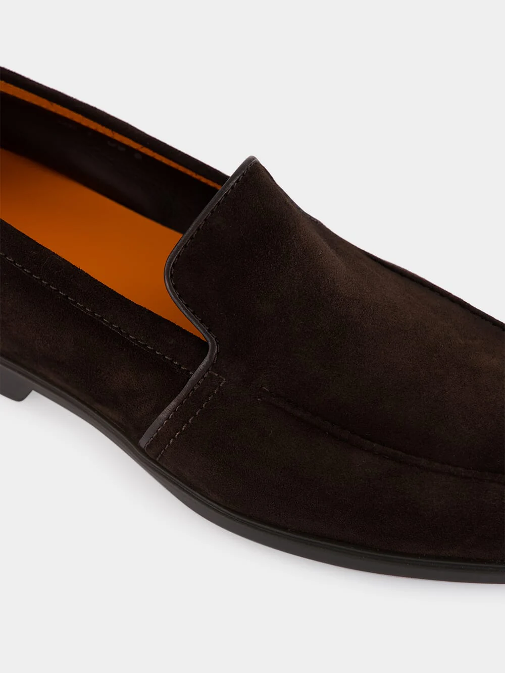 Brown Suede Calf Leather Loafers - Image 7