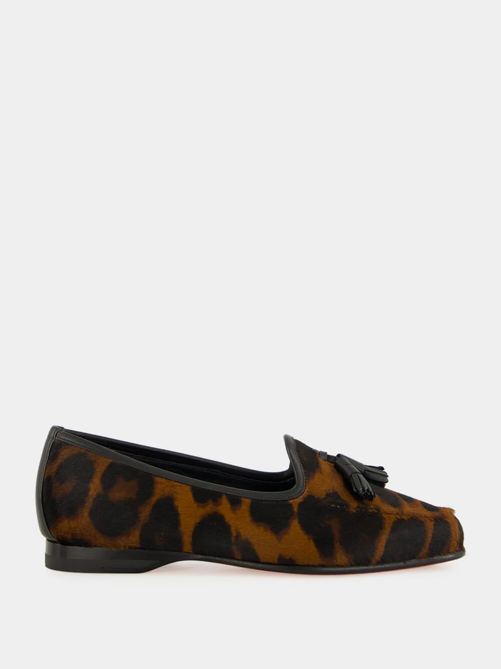 Brown Suede Tassel Loafers