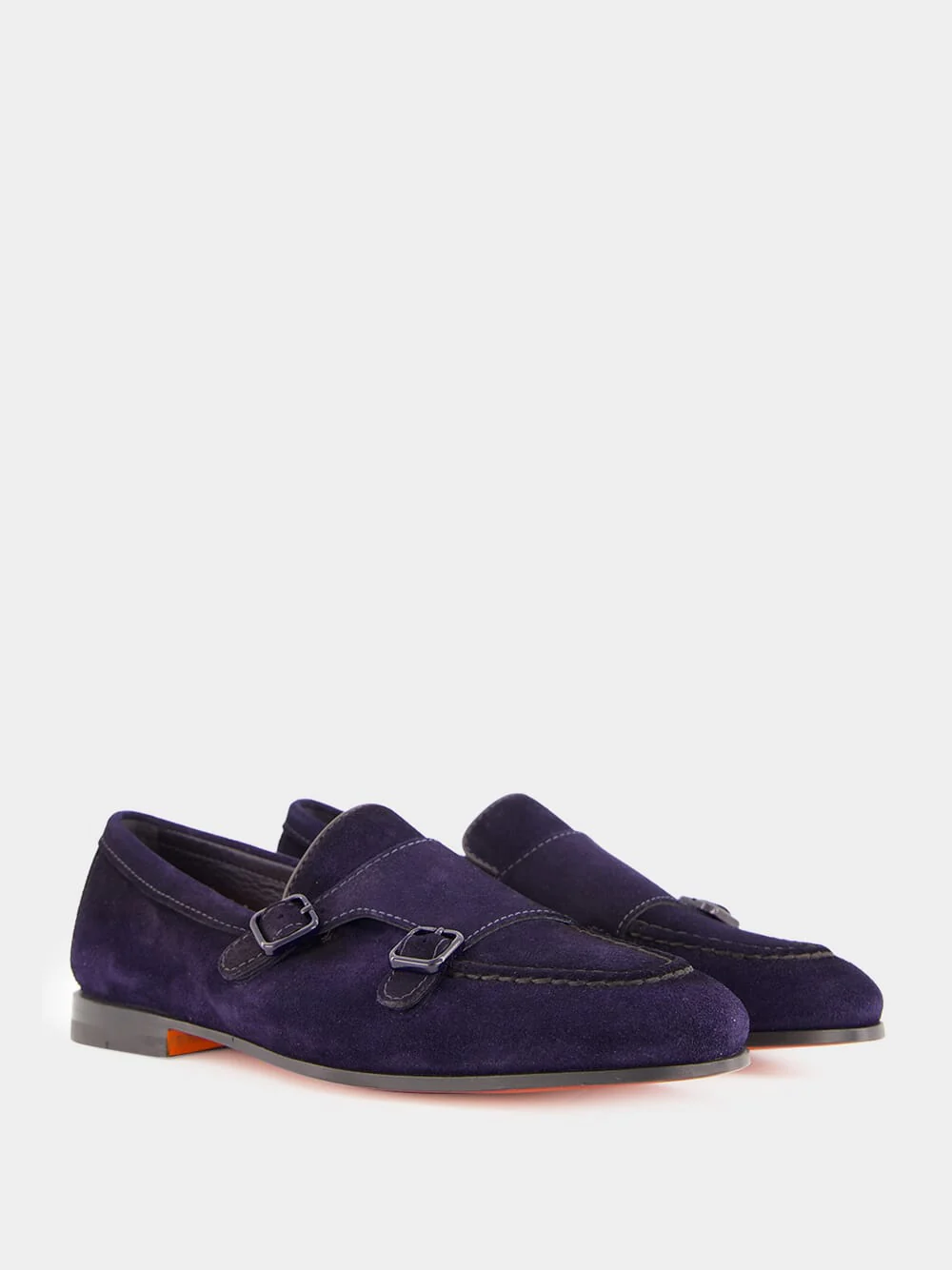 Dark Blue Dong Suede Formal Loafers - Image 3
