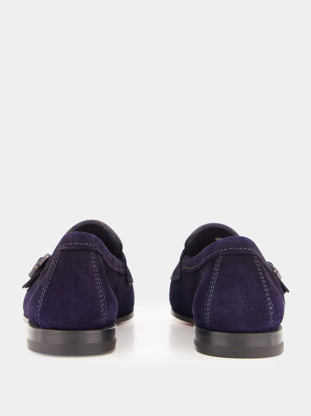 Dark Blue Dong Suede Formal Loafers - Image 5