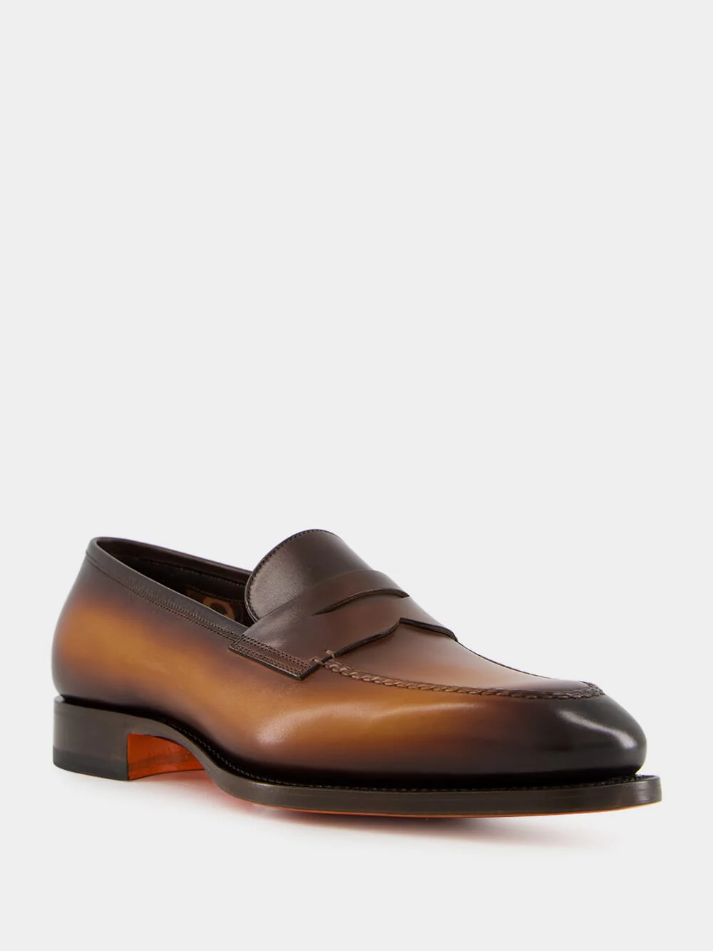 Dark Brown Leather Penny Loafer - Image 11