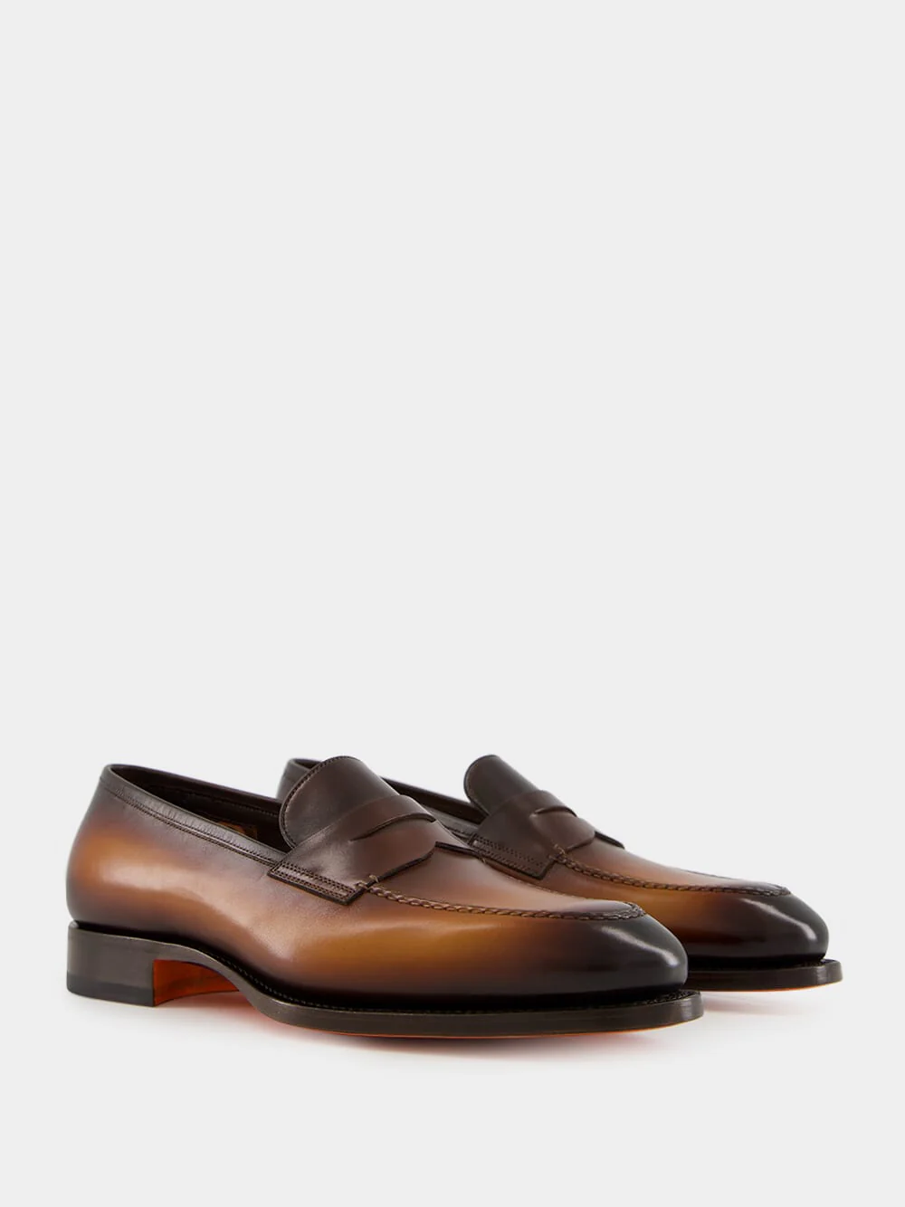 Dark Brown Leather Penny Loafer - Image 12