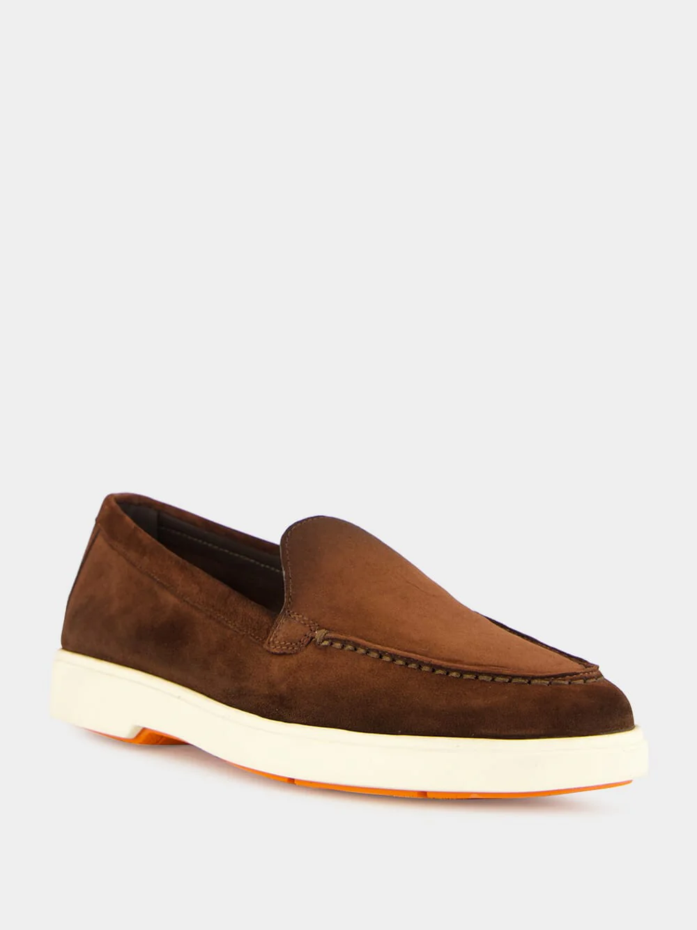 Dark Brown Suede Loafers - Image 2