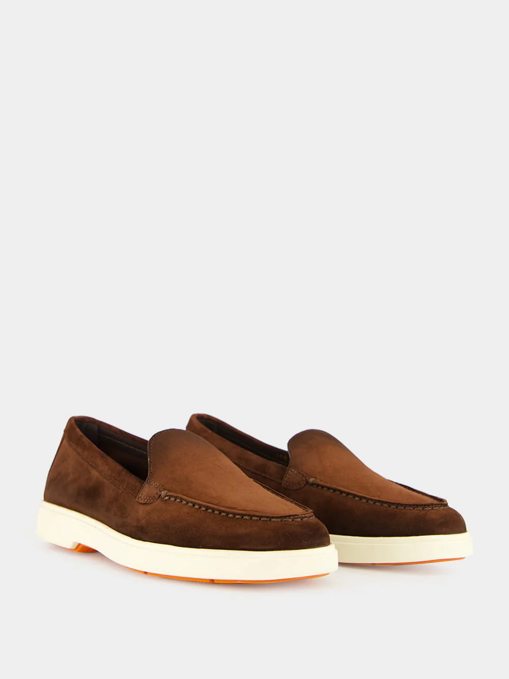 Dark Brown Suede Loafers - Image 3