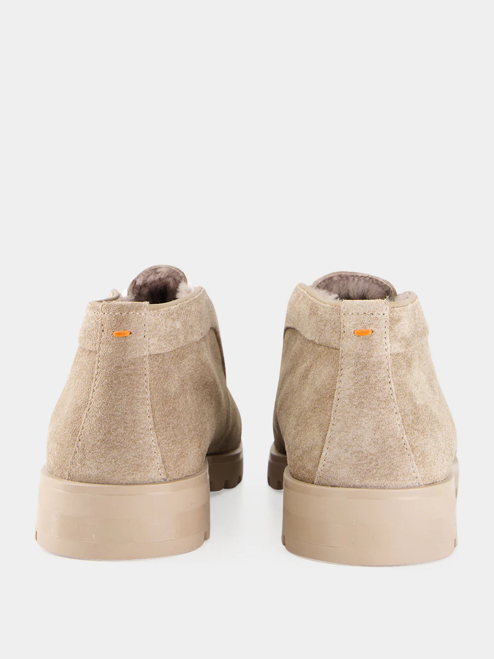Beige Yalta Suede Desert Boots - Image 5