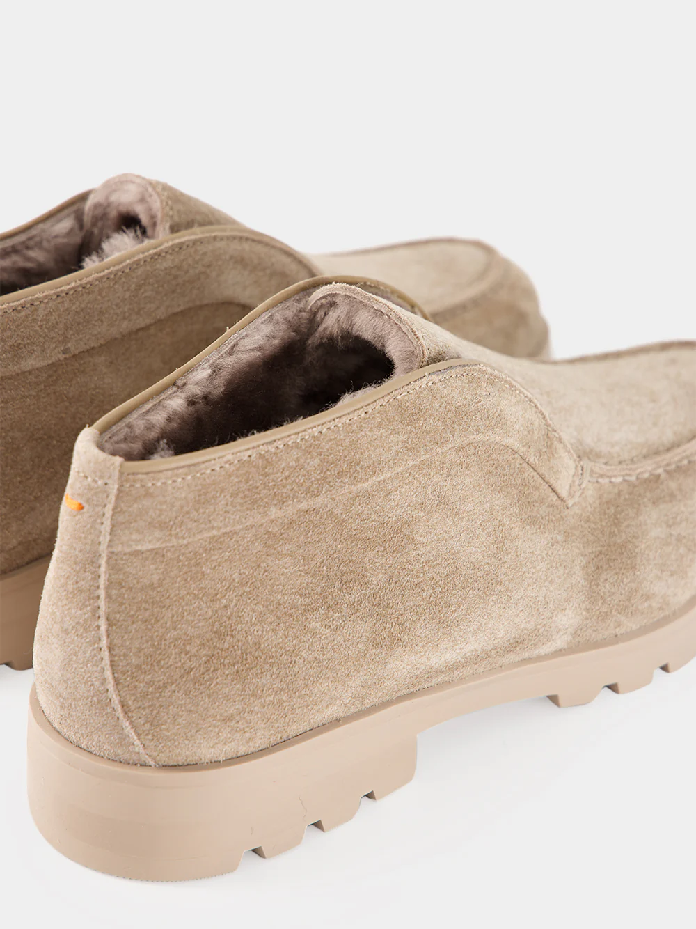 Beige Yalta Suede Desert Boots - Image 6