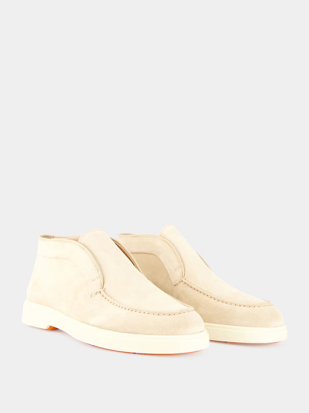 Cream Yalta Suede Desert Boots - Image 3