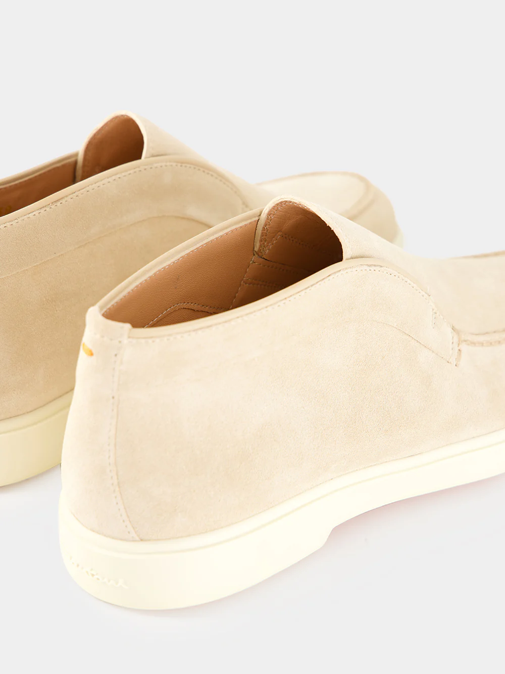 Cream Yalta Suede Desert Boots - Image 6
