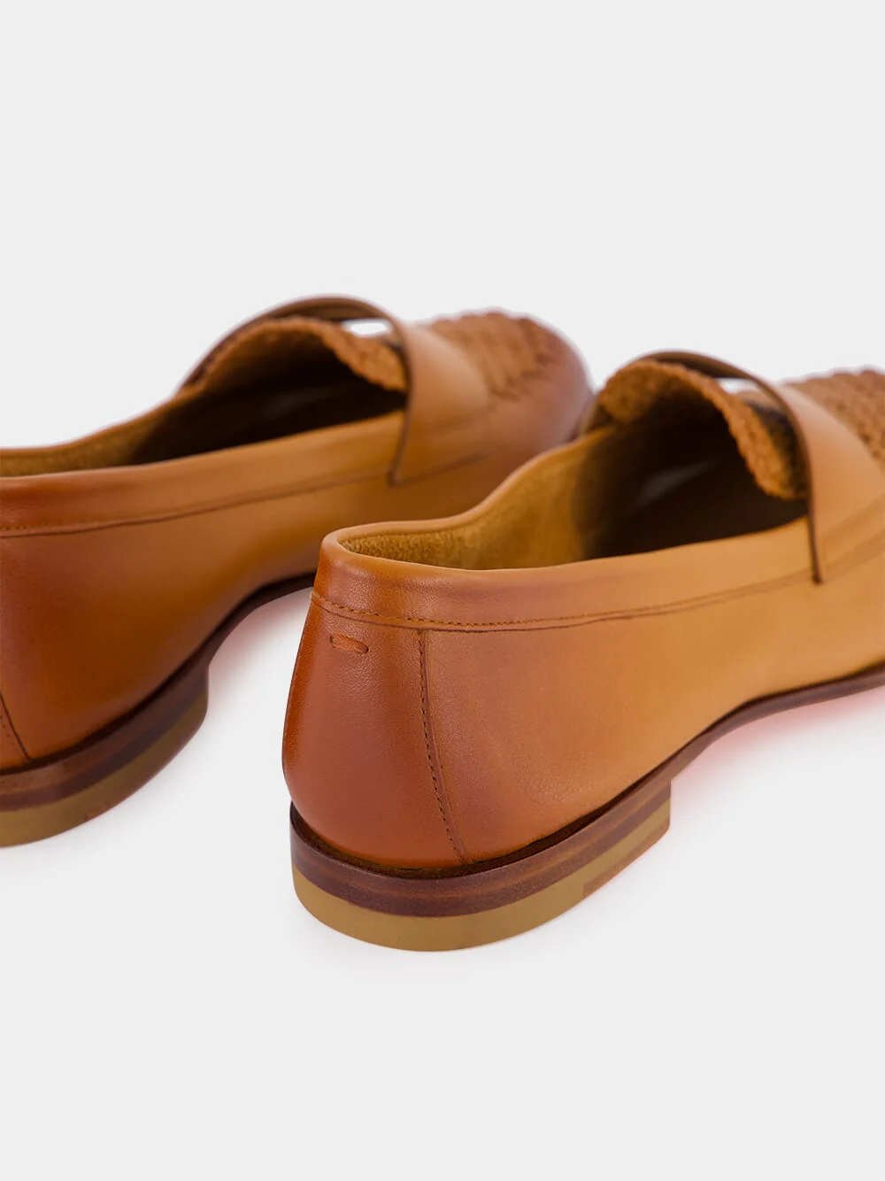 Light Brown Calf Leather Loafers - Image 6