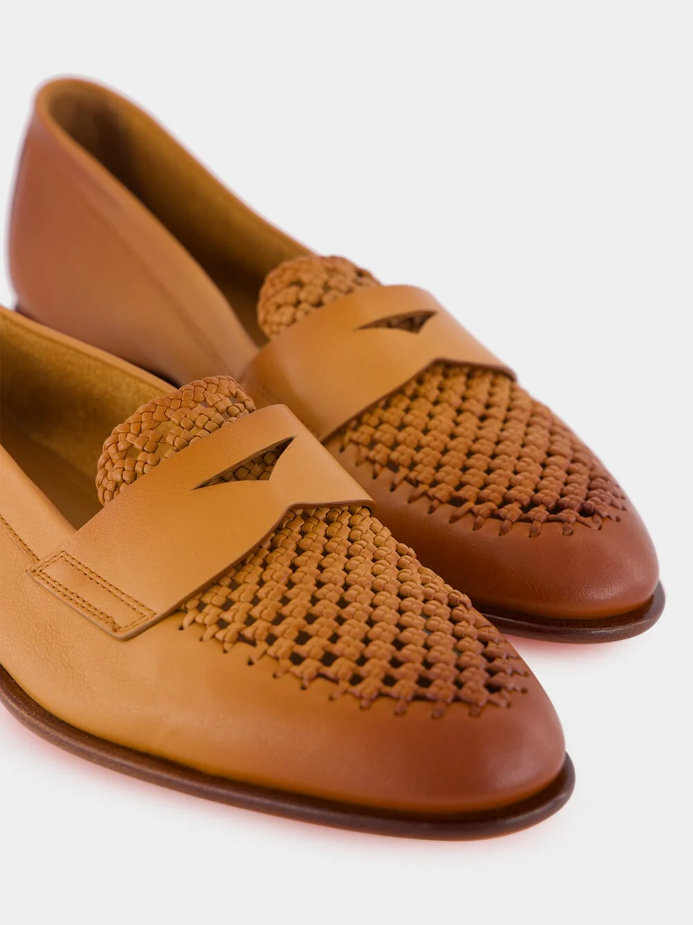 Light Brown Calf Leather Loafers - Image 7