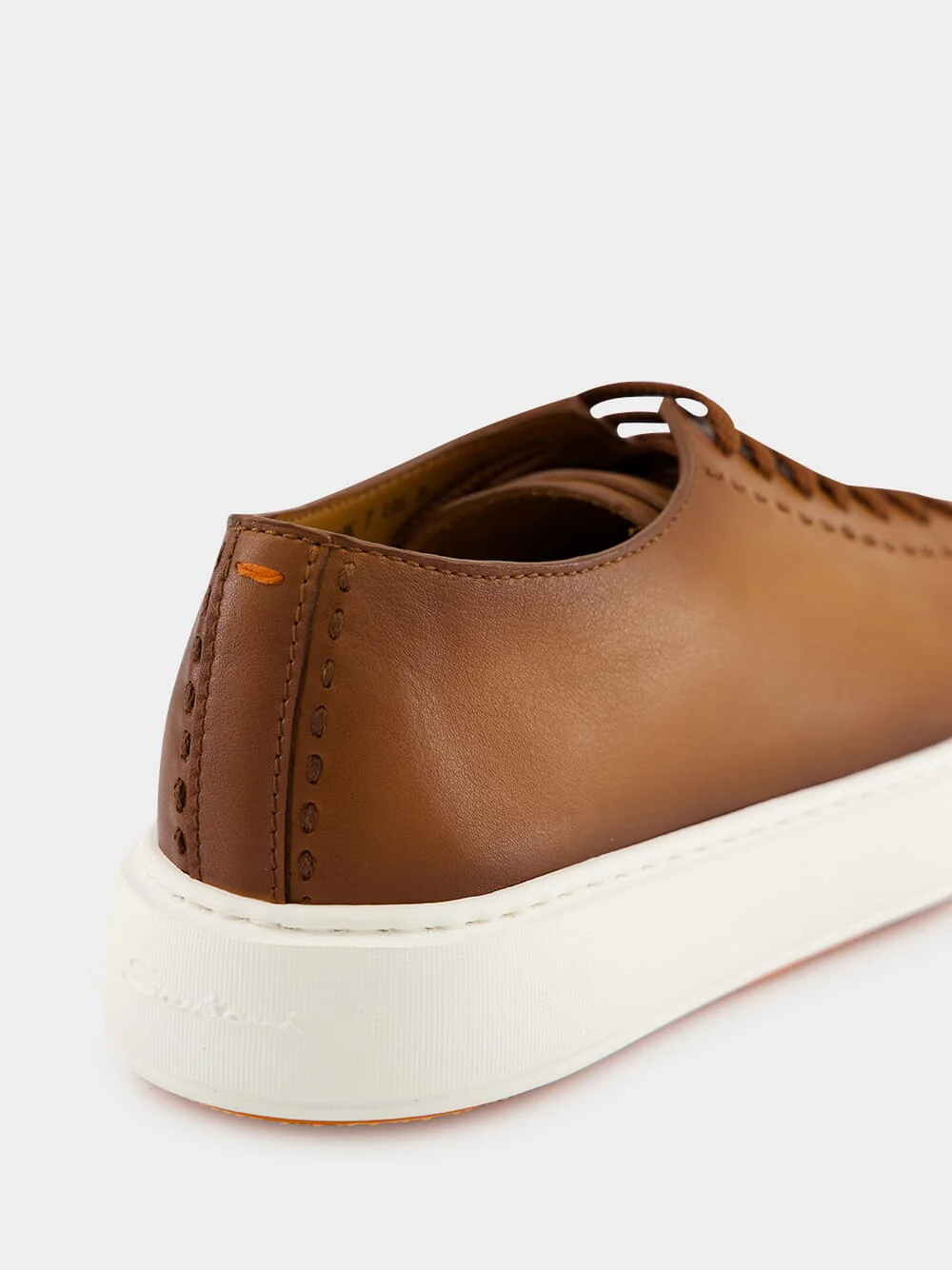Light Brown Clean Row Leather Sneakers - Image 6
