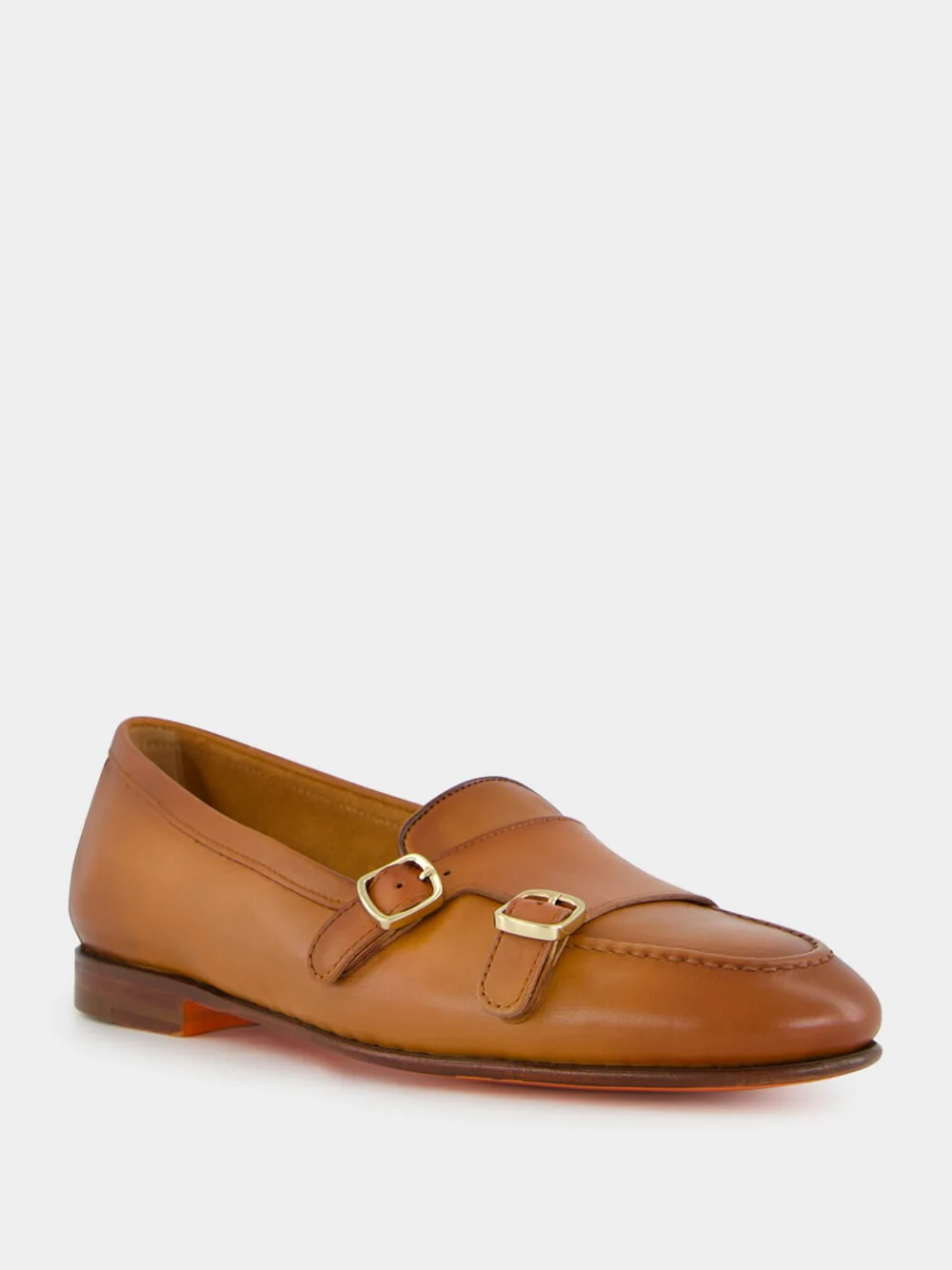 Light Brown Monk Formal Loafers - Image 2