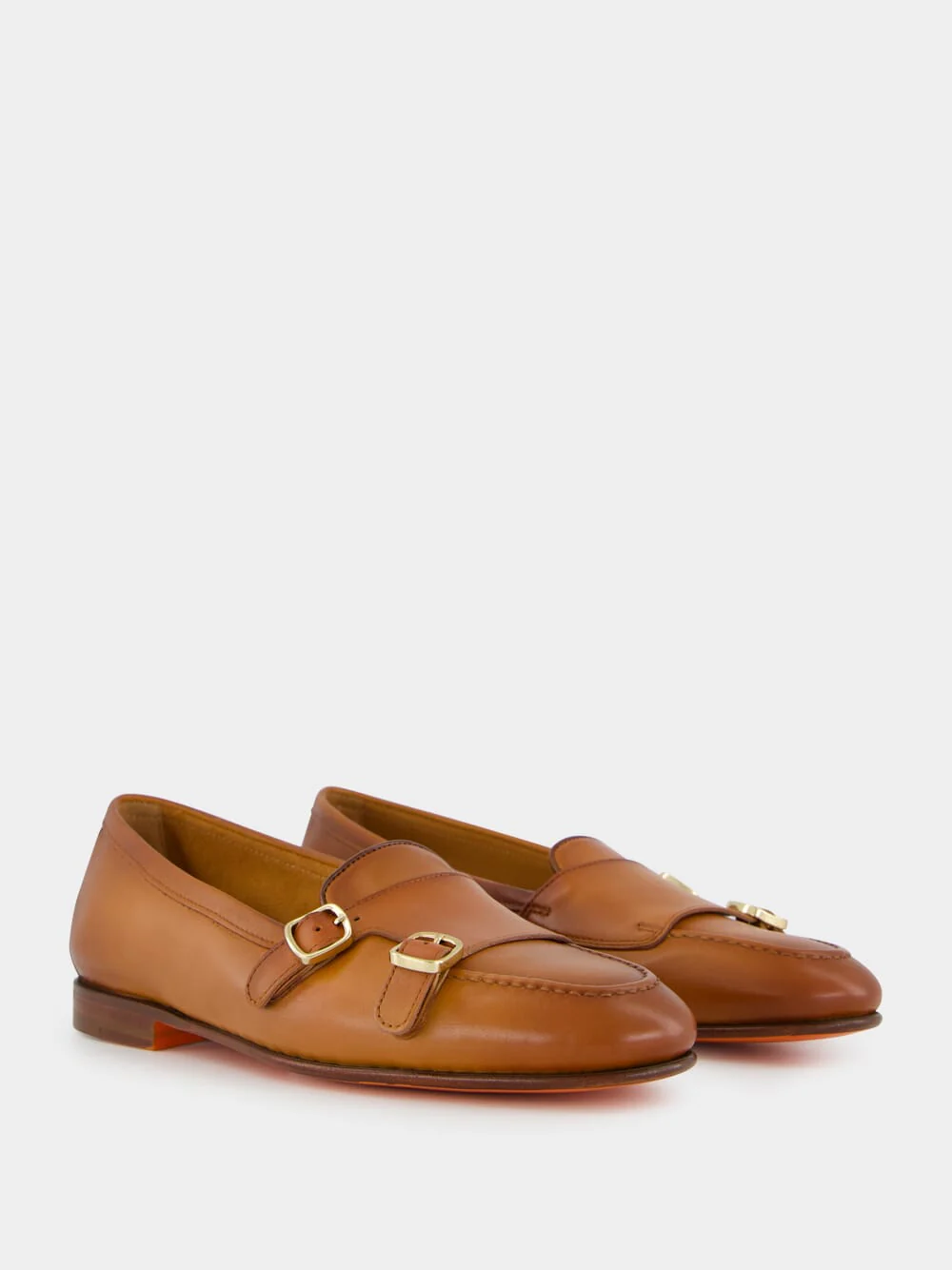 Light Brown Monk Formal Loafers - Image 3