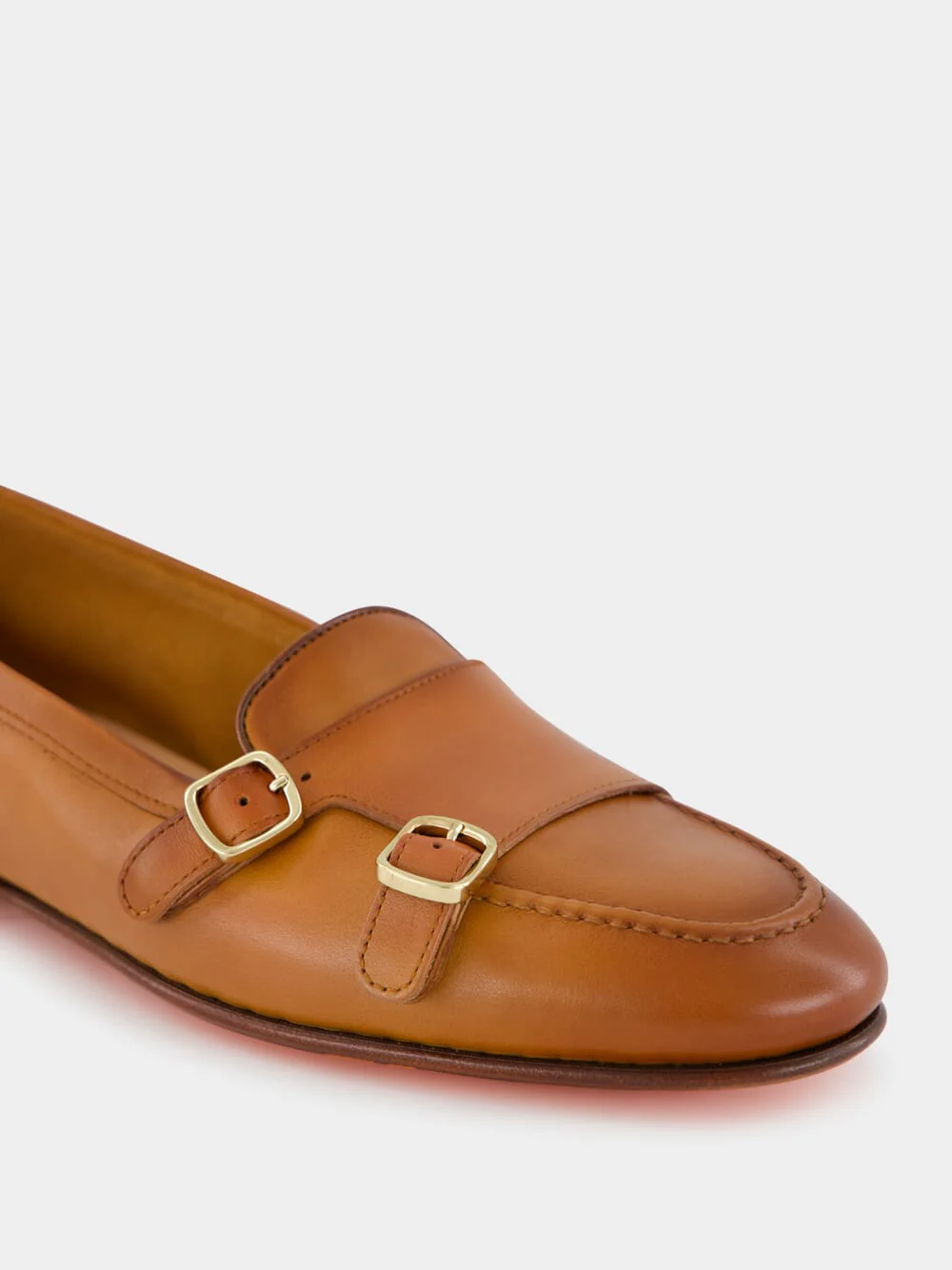 Light Brown Monk Formal Loafers - Image 6