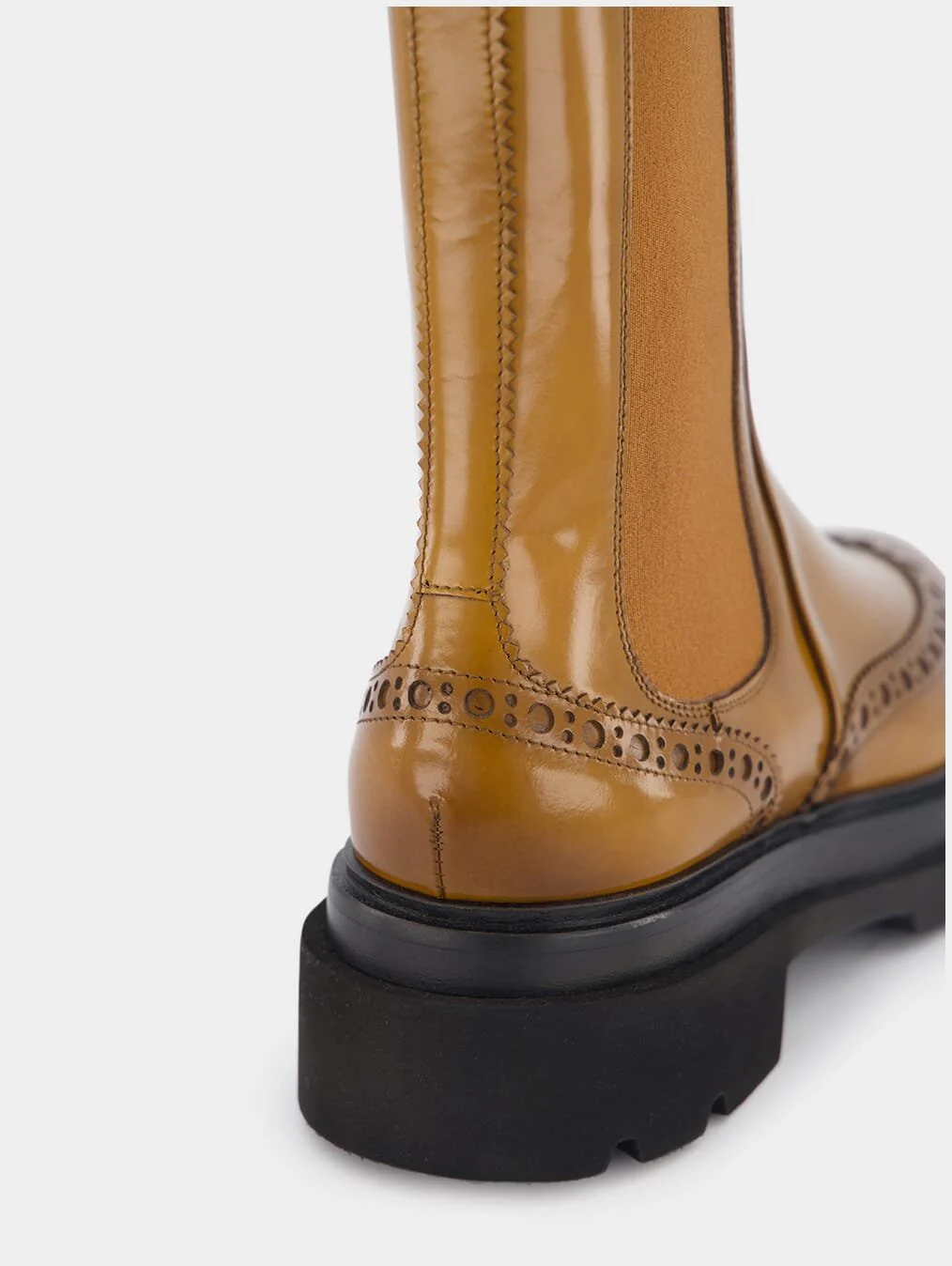 Polished Leather Chelsea Boots - Image 7