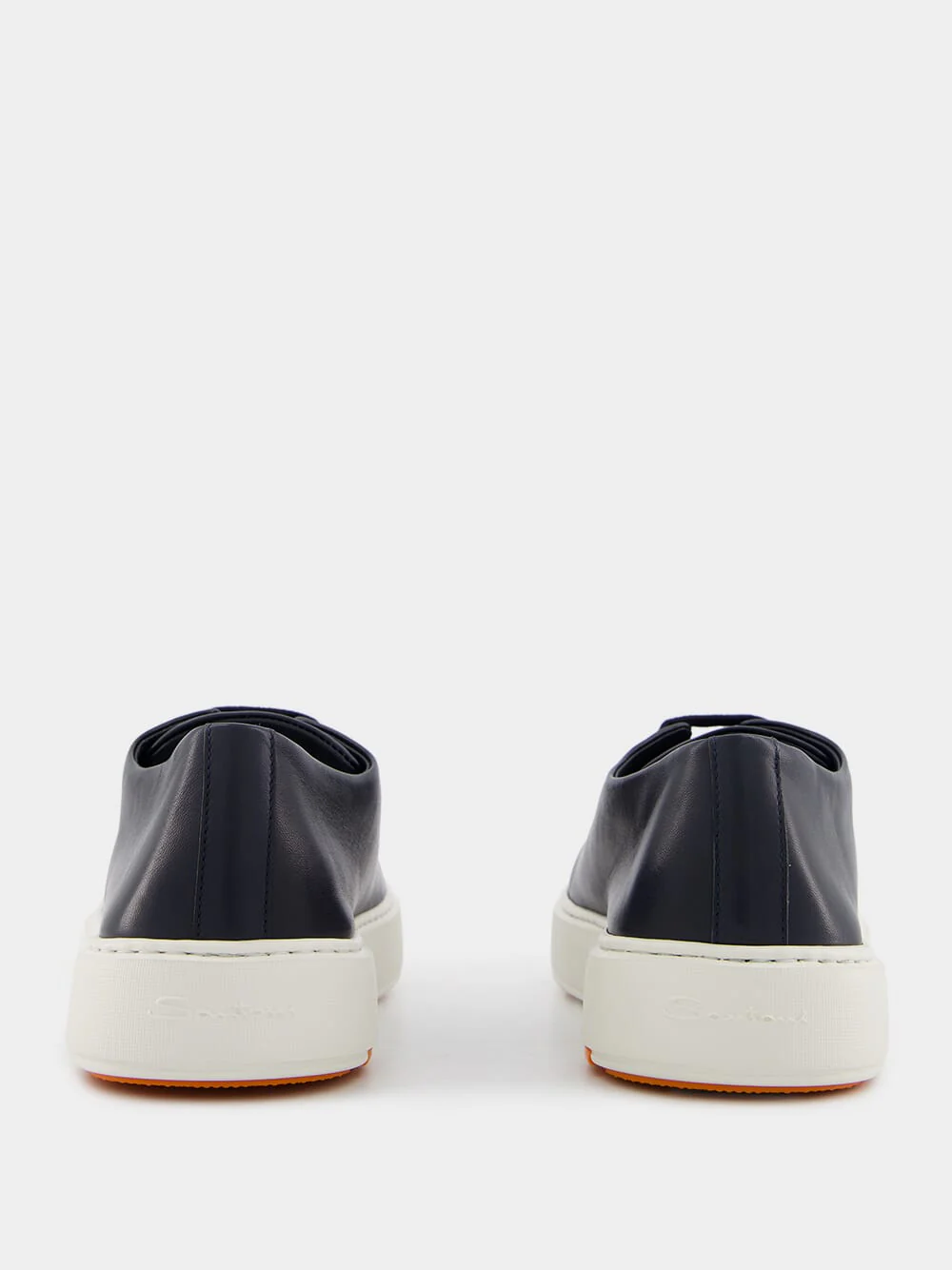 Blue Leather Sneakers - Image 5