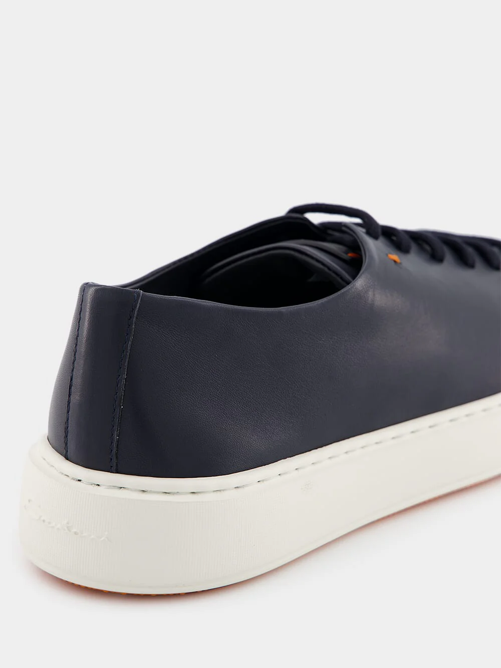 Blue Leather Sneakers - Image 6
