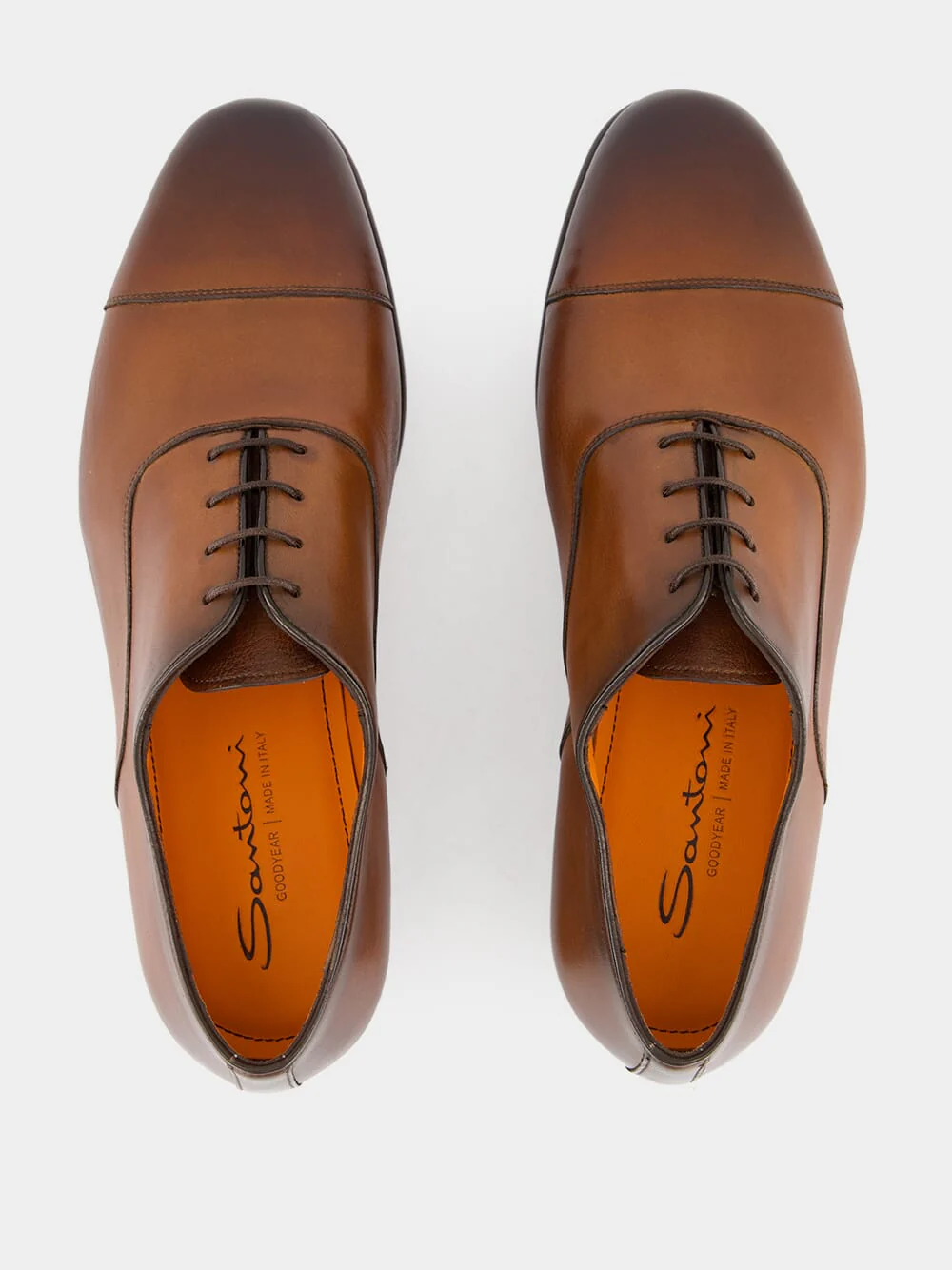 Brown Polished Leather Shoes - Image 4