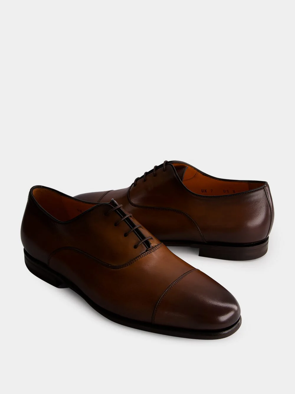 Brown Polished Leather Shoes - Image 7