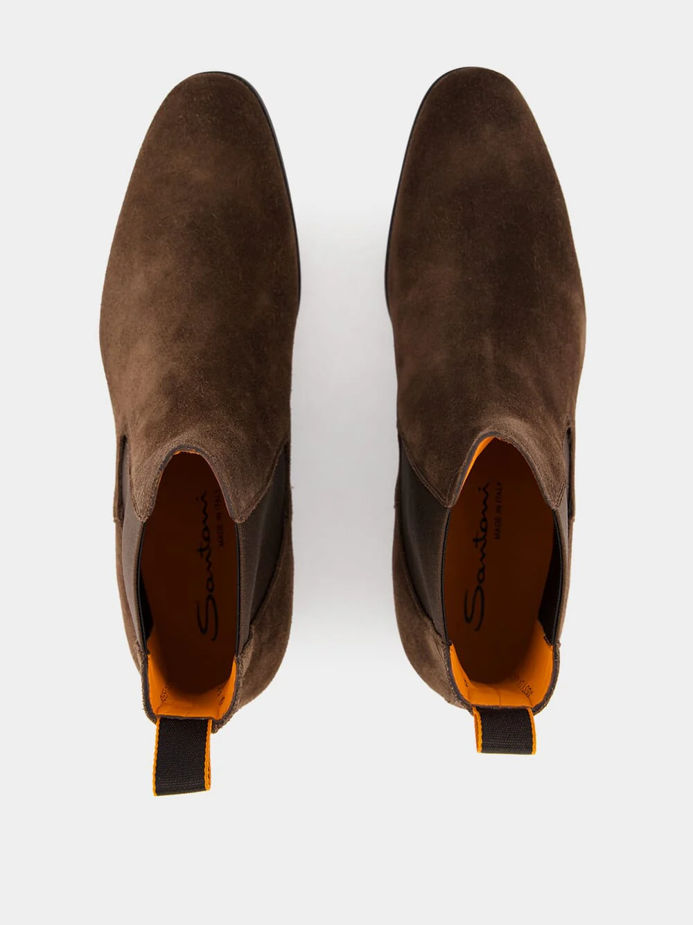 Brown Suede Chelsea Boots - Image 4