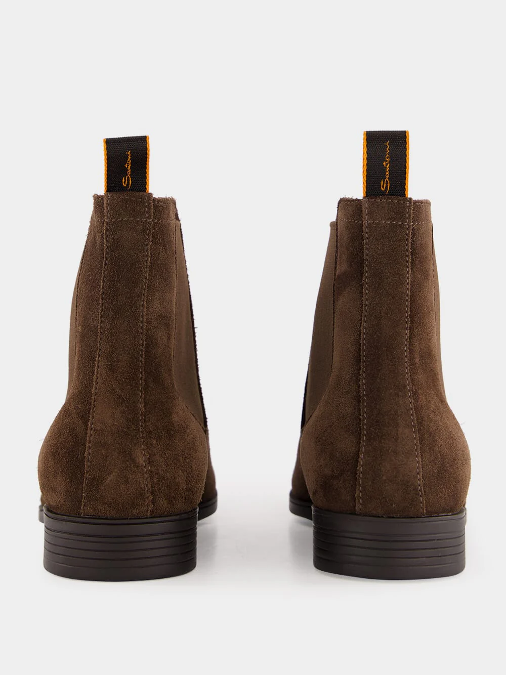Brown Suede Chelsea Boots - Image 5
