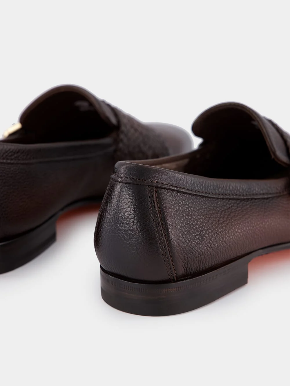 Carlos Leather Double-Buckle Loafer - Image 6