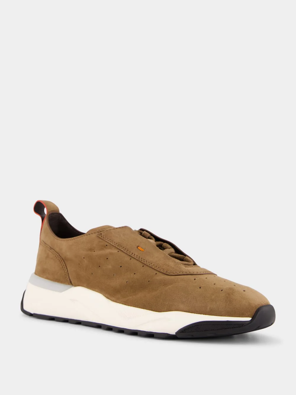 Dark Brown Suede Sneakers - Image 2