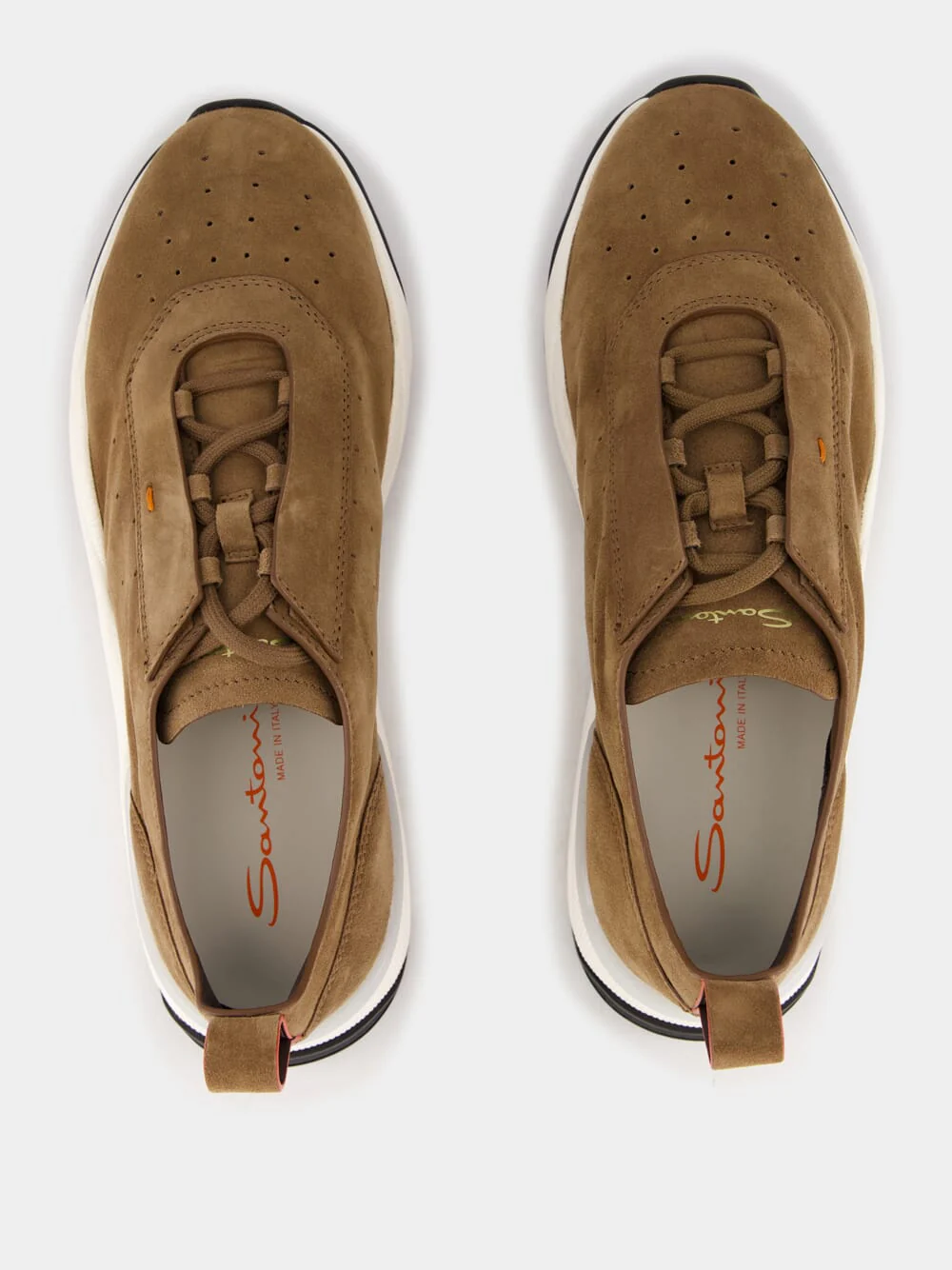 Dark Brown Suede Sneakers - Image 4