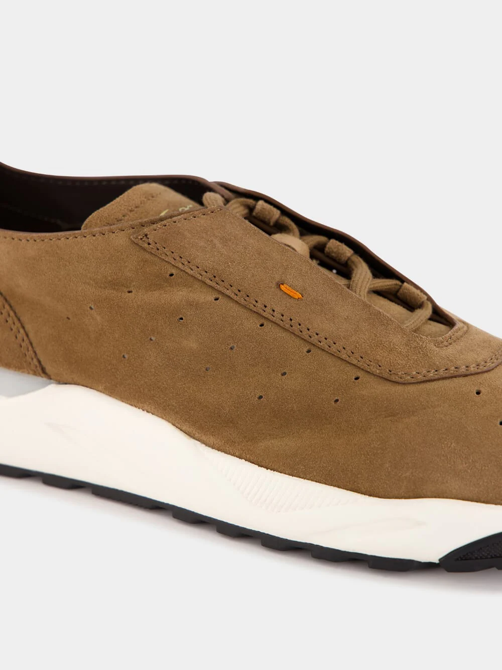 Dark Brown Suede Sneakers - Image 7