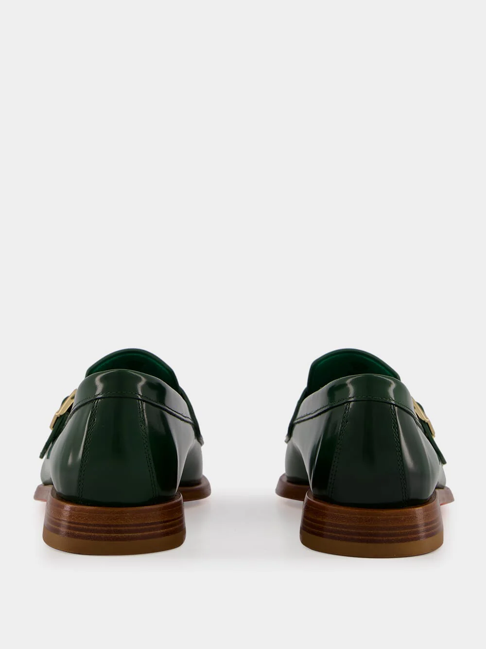 Green Leather Loafers - Image 5
