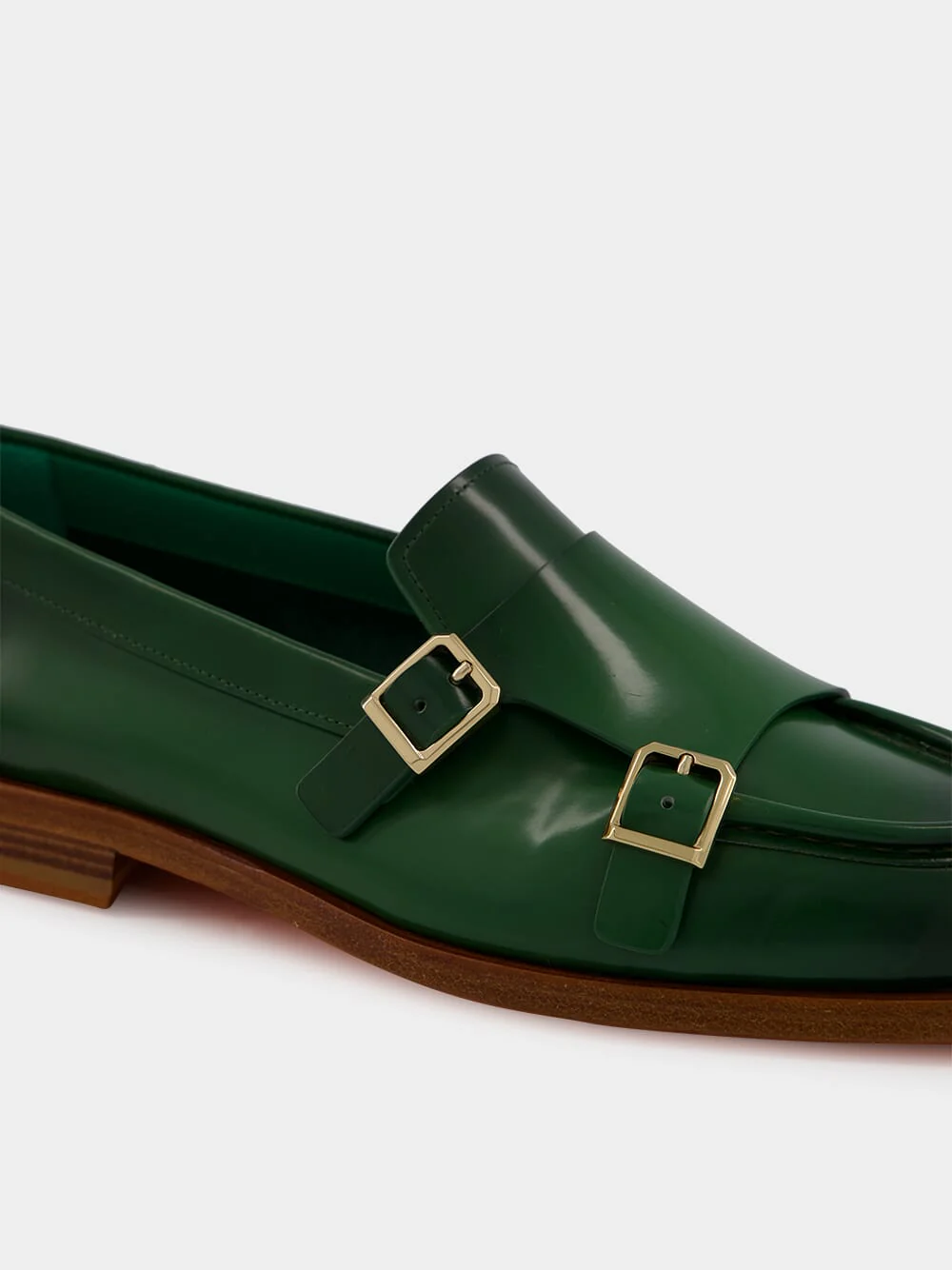 Green Leather Loafers - Image 6