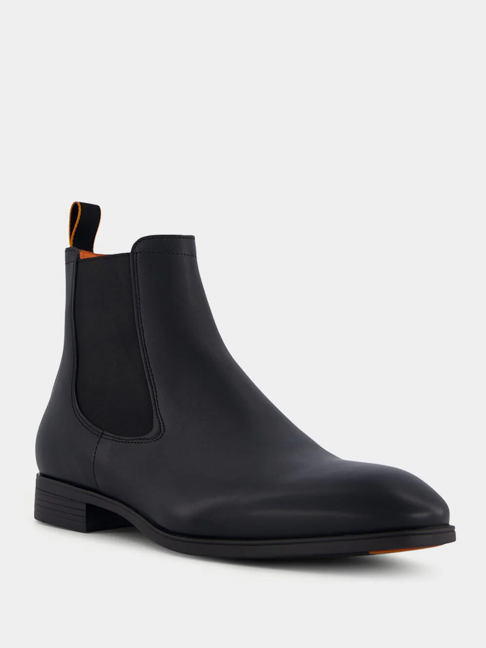 Black Leather Chelsea Boots - Image 2