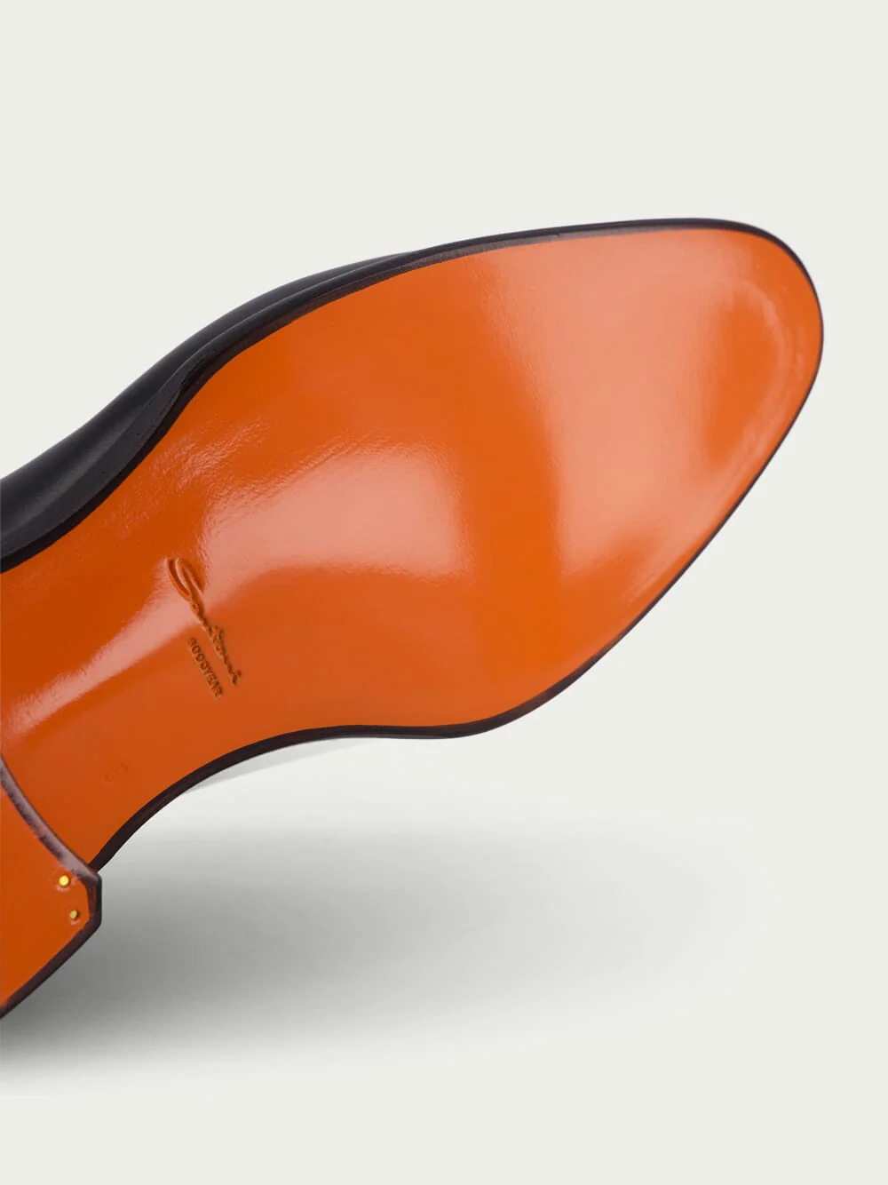 Polished Black Leather Oxford Shoes - Image 10