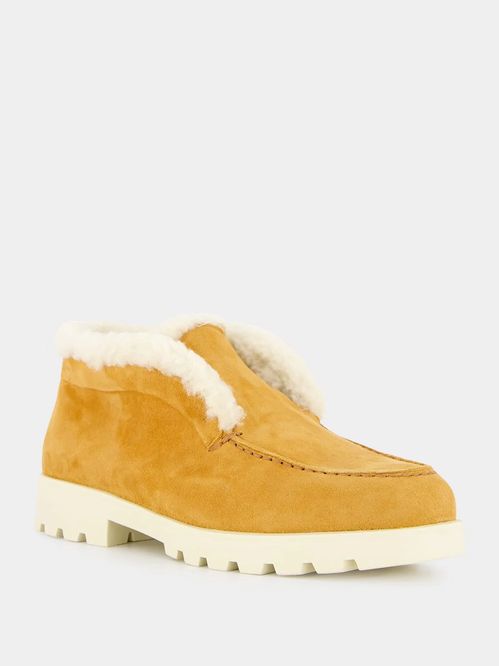 Shearling-Lined Suede Boots - Image 2