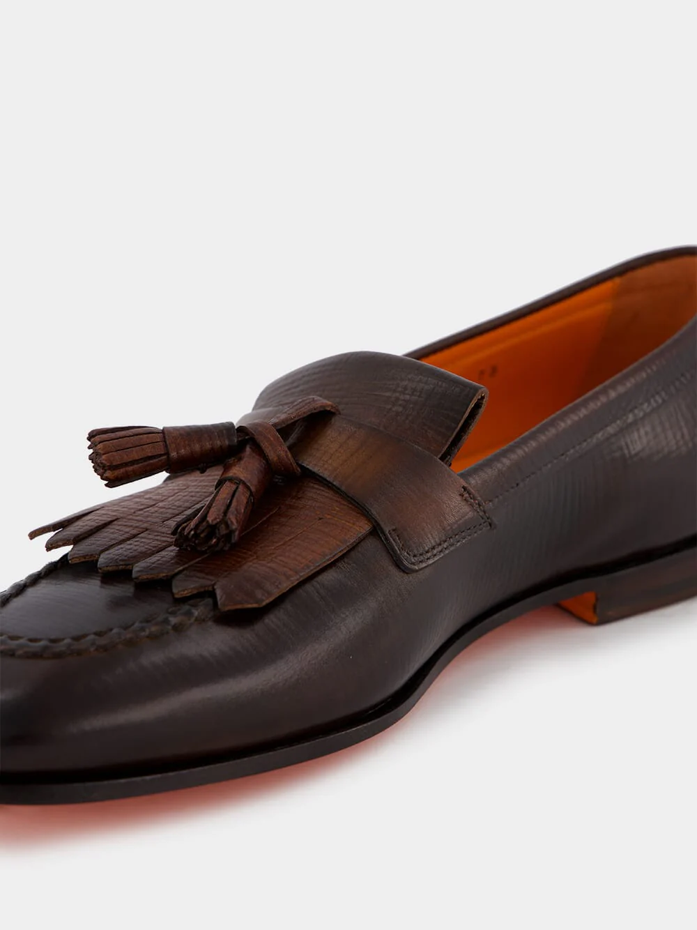 Tassel Detail Leather Loafers - Image 6