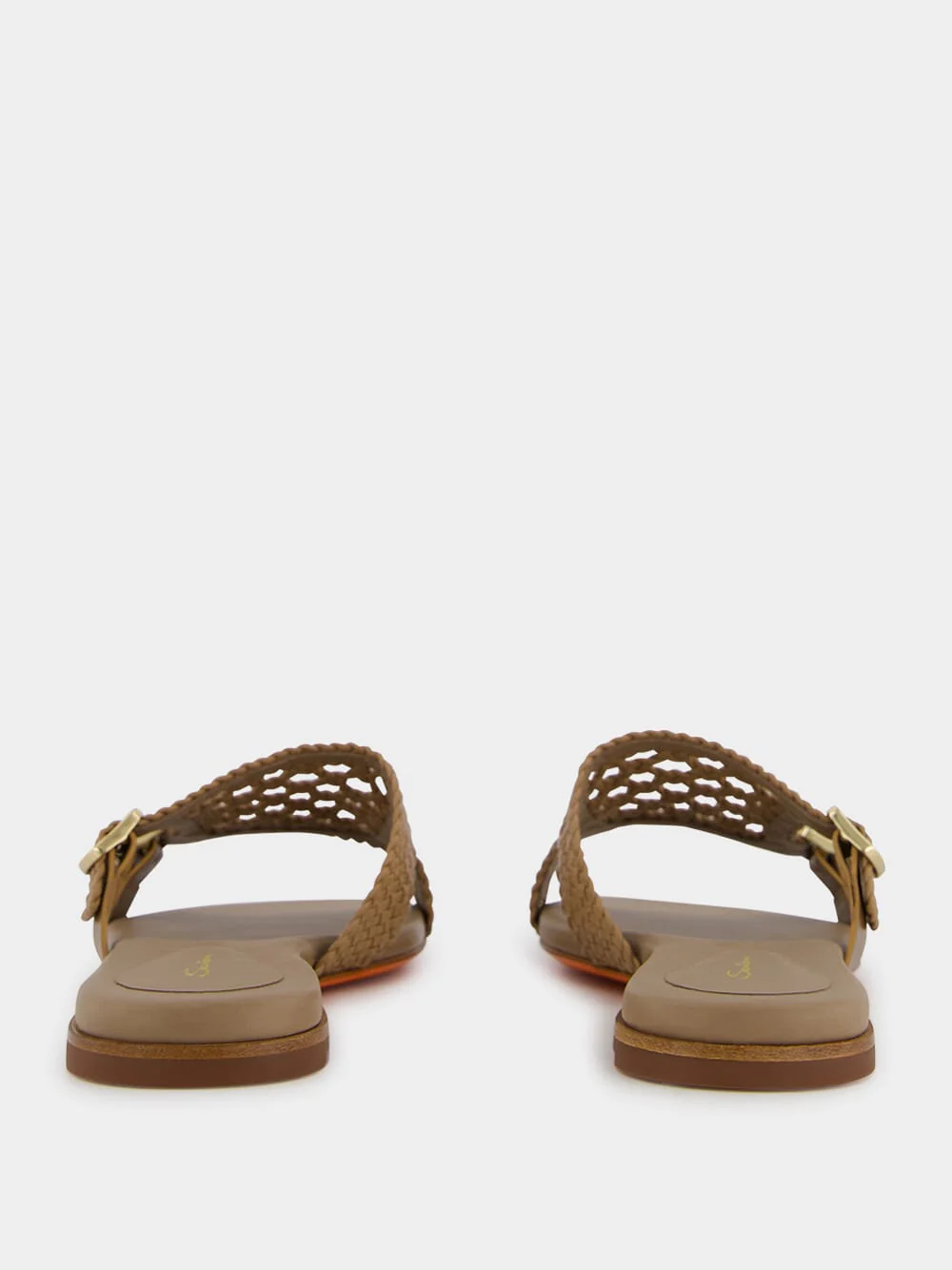 Woven Leather Slide Sandals - Image 5