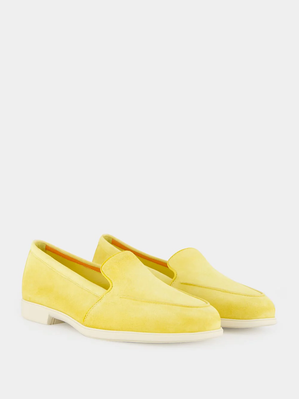 Yellow Suede Calf Leather Loafers - Image 3