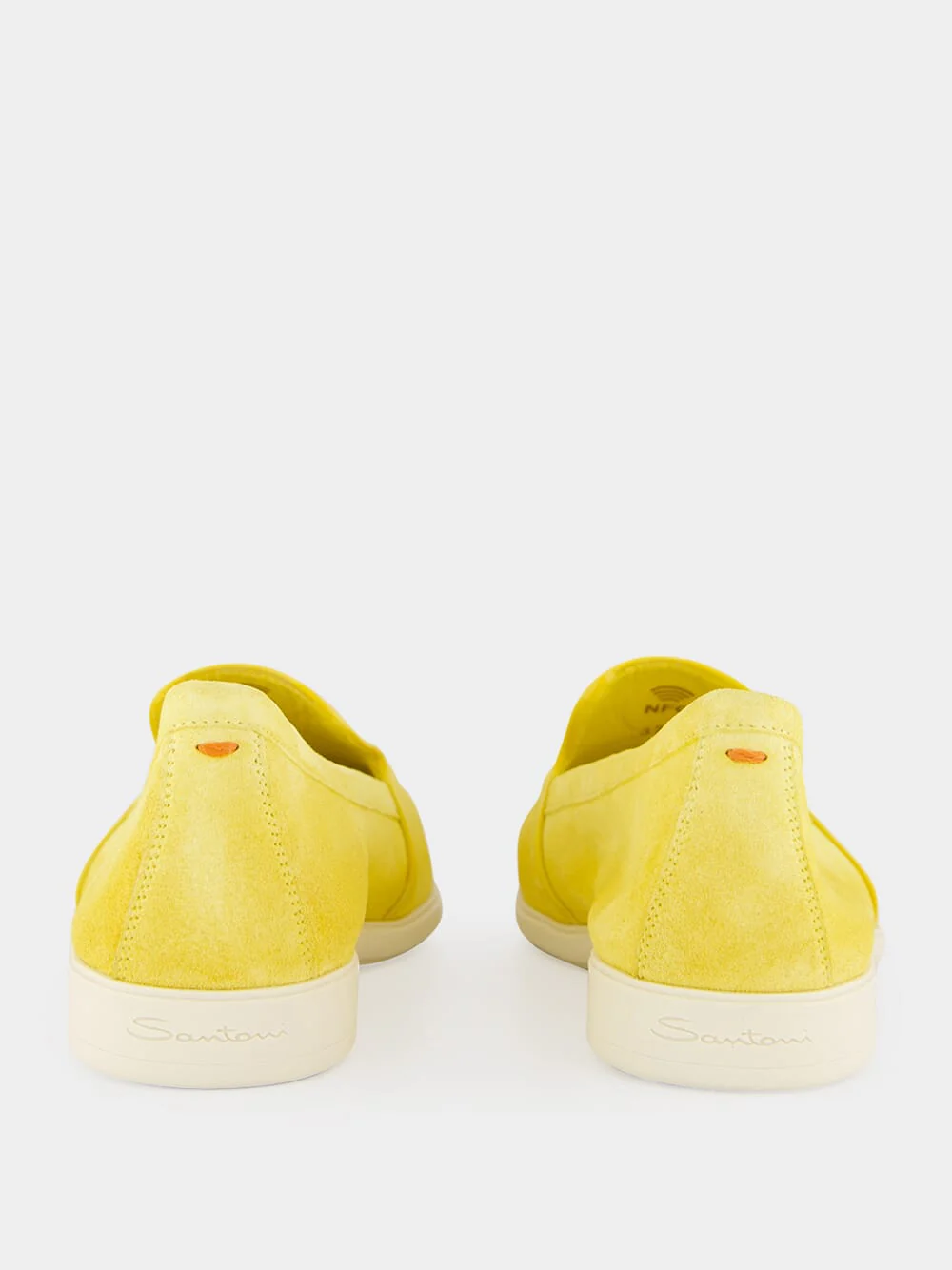 Yellow Suede Calf Leather Loafers - Image 5