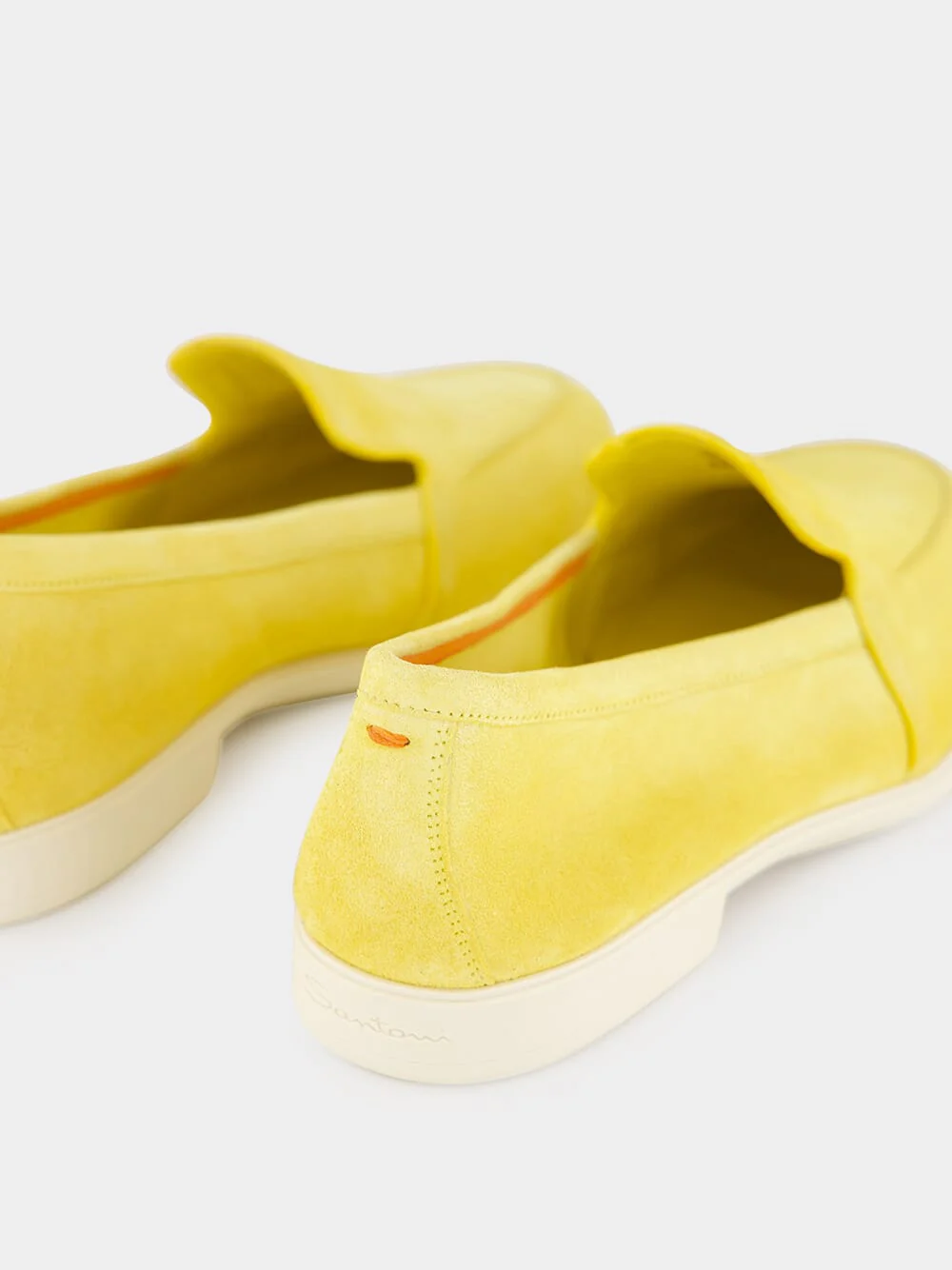 Yellow Suede Calf Leather Loafers - Image 6