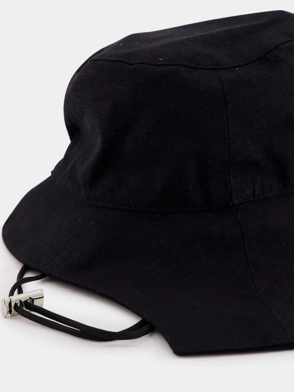 Asymmetric Safari Linen Hat - Image 3