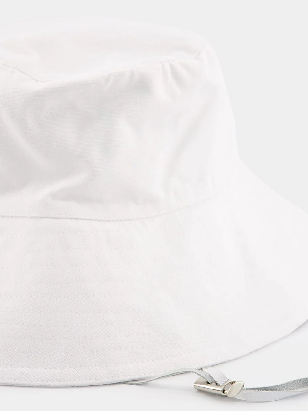 Safari White Linen Hat - Image 3