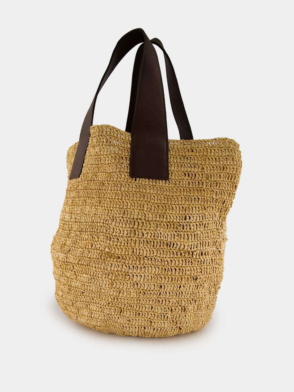 El Viajero Straw and Leather Handbag - Image 4