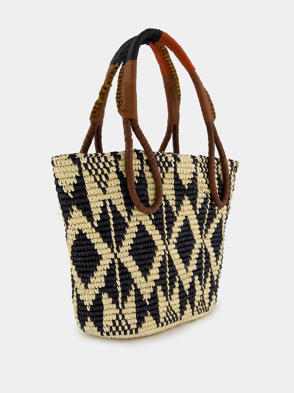 Medium Oval Patterned Bag - Image 2