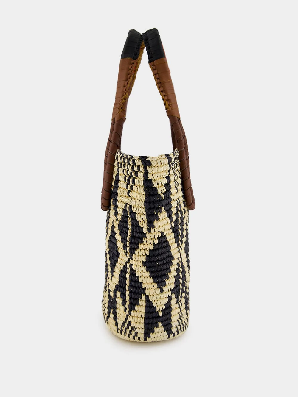 Medium Oval Patterned Bag - Image 3