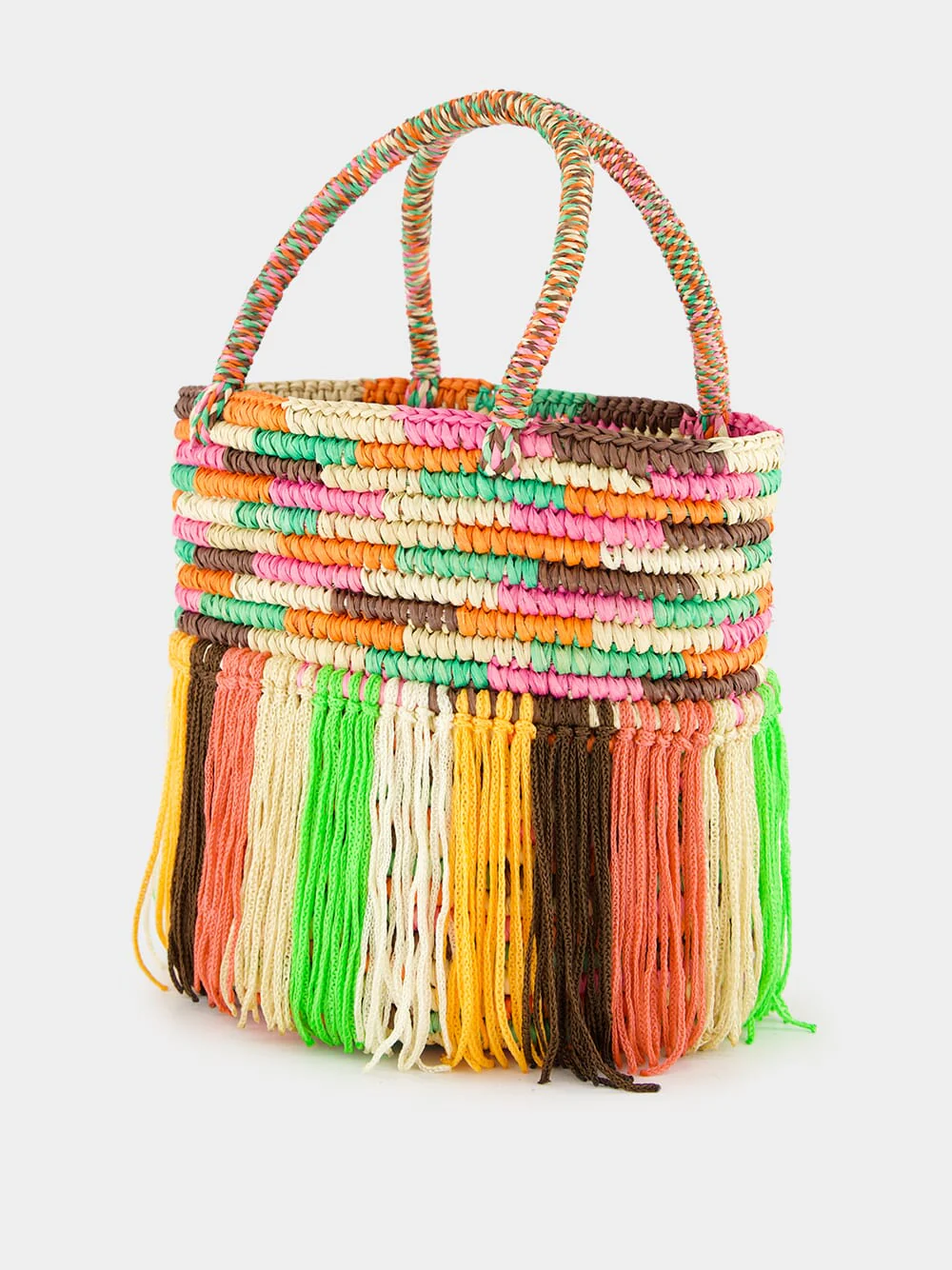 Multicolour Pastel Fringed Baby Tote - Image 5