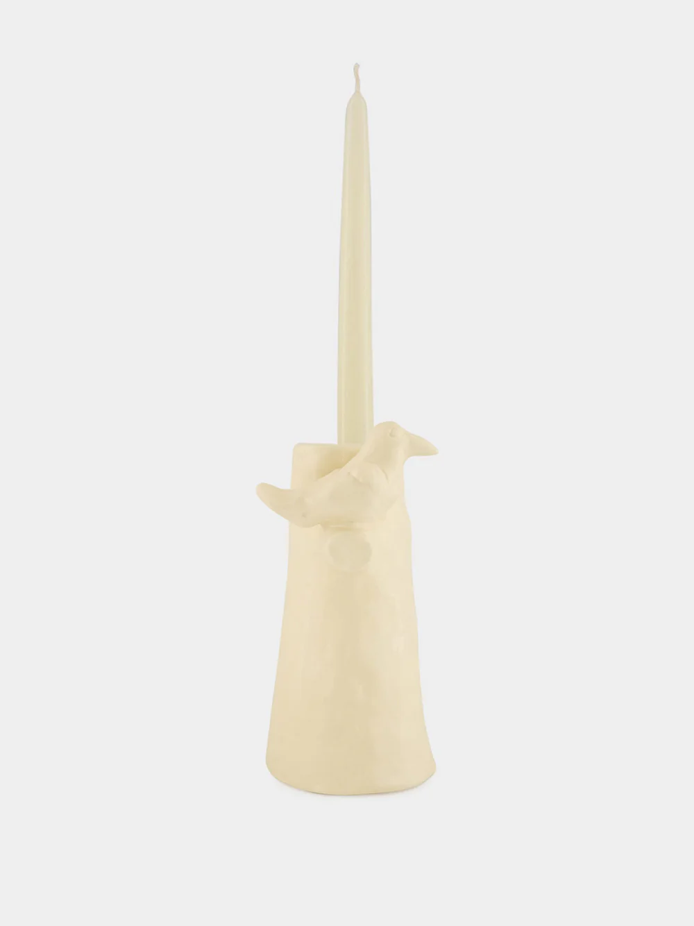Cosas Lindas Beige Candle Holder